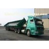 3 Side Dump Trailer / Open-top Tank Semi Trailer For Long Tipper , low center of gravity