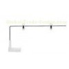 Flag Pole Metal Magnetic Sign Holders , Pop Poster Display Clip for Supermarkets