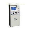 Free standing kiosk For bank application with check scanner, money order printer and cash dispenser