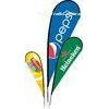 Portable Promotional Outdoor Advertising Flying Banners , Display Flag