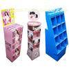 Cosmetic Retail Cardboard Floor Display , Boxes Style With Oil Printing