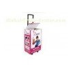 Pop Butterfly Cardboard Trolley Products Display , Exhibition Trolley