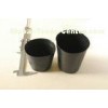 LOW Plastic Plant Pots recycled , 530CC small for greenhouses