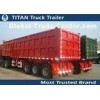 Titan fuwa Tri - axle 40 Tons off road triple axle dump trailer for agricultural
