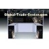 Portable Black Exhibition Booth Displays , Modular Trade Show Display Systems