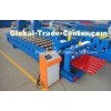 Color Steel Plate Glazed Tile Roll Forming Machine / Roll Form Equipment