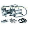 Fast Inflation Silver Steel Dual Air Suspension Compressor  for car 4.5 CFM 150PSI