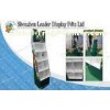 Recycled Cardboard Floor Display Stands With Glossy Varnish For Promotinal Product