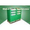 Green Cardboard Pallet Display for Skincare Products with 6 Trays