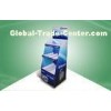 3-shelf Home Products Cardboard Free Standing Display Units , Double Sided