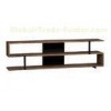3 Layer Media Console , Wood TV Display Stand For Home / KTV