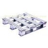 Silvery White Recyclable Stainless Steel Pallets With High Polish Finish