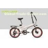 36V Lithium Electric Bike Folding / 20 Inch Electric Folding Cruiser Bicycle