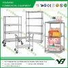 Free standing Wire mesh shelving units / Wire Display Racks for Supermarket equipment