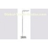 Stainless Steel Floor Standing Sign Holders With Two Wire Clips
