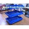 3 Layers Double Side Hypermarket Display Rack For Beverage Snack