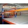 Riffled Plate Floor Board Mezzanine Racking system , Multi - tier steel platform