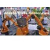 High-Strength Small Industrial Robot For Welding , 6.4 Color Led Display