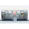 3X4 White Exhibition Booth Display , 10x13 Portable Modular Trade Show Booths