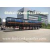 Carbon steel 3 axles large capacity fuel / oil / diesel tanker