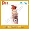 Recyclable Chocolate Cardboard Display Stands , Candy Display Racks