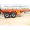2 axle 20ft carbon steel container semi-trailer / skeleton container truck trailer