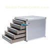 Durable Lockable Plastic File Cabinets / Secure Five Drawer Storage Cabinet