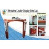 Red Flooring Cardboard Advertising Standee Frame for Kinder Environment Friendly