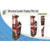 Rectangle Tableware Cardboard Dump Bin Display With Glossy Lamination