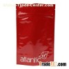 Red Aluminum Foil Stand Up Zipper Bags