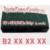 Toyota / Camry / Corolla 4D68 Duplicable Chip B2XXX Auto Key Transponder Chip