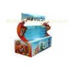 Two Sides Corrugated Cardboard Counter Display Pop Up Stands Spot UV Printing