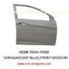 Front Right Auto Door Korean Auto Body Parts accessories for Korean Hyundai Verna