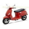 Piaggio Vespa Red 3000W Electric Scooters , EEC Electric Scooter Moped For Shopping