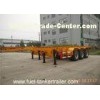 2 / 3 axles 40ft skeleton container truck trailers / skeleton container chassis
