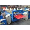high grade 45# steel(plated chrome on surface) Color Steel Trapezoidal Roof Panel Roll Forming Machi