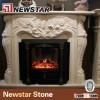 Newstar modern marble fireplace