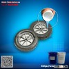 Platinum cured silicone rubber for tire mold