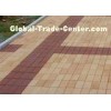 Low Water Absorption Outdoor Wood Floor Tiles , Thin Brick Pavers For Garden / Landscape