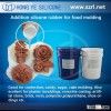 Addition cure silicon rubber for artificial stone products