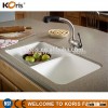 Acrylic durable two bowls kitchen sinks