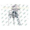 2.2Kw  Semiautomatic Wood Pellet Packing Machine For Grain / Bean / Sugar / Seed