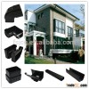 PVC Rain Gutter for Building's Roofing Rainwater Drainage System/pvc guttering and downpipes