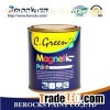Water-based magnetic paint