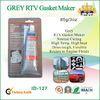High Modulus Silicone Sealant / Grey RTV Gasket Maker For Concrete And Marble
