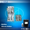Manual silicone rubber for shoe mold making