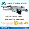 3200mm Woodworking Sliding Table Saw/panel furniture sawing machine with manual tilting saw blade MJ