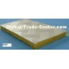 Yellow Acoustical Glass Wool Ceiling Tiles For Commercial Buildings