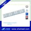 60g Die - Coating Adhesive Zn wheel Balance Weight Sticky , 3.8mm Thickness
