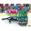 Farm use mobile electric or diesel wood chipper